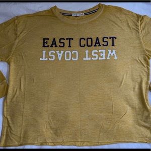 Oversized throw over mustard yellow!